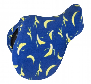 Shires ARMA Printed Fleece Saddle Cover - Banana (RRP Â£16.99)